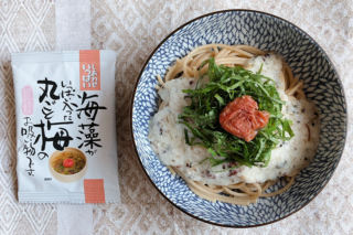 梅ととろろの和風だしパスタのアイキャッチ