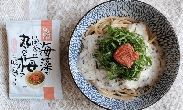 梅ととろろの和風だしパスタのアイキャッチ