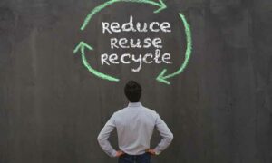 リデュース(Reduce)、リユース(Reuse)、リサイクル(Recycle)のイメージ画像