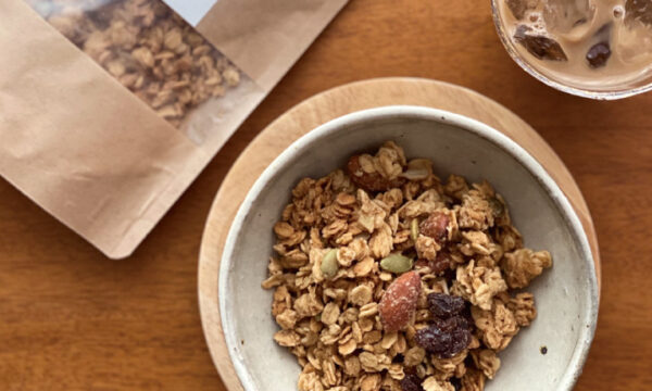 The Vocha Granola　ザヴォカグラノーラの盛り付け写真