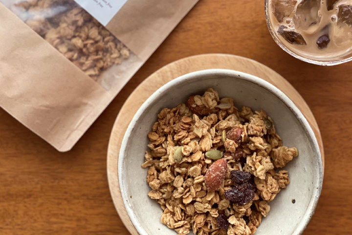 The Vocha Granola　ザヴォカグラノーラの盛り付け写真
