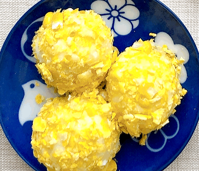 揚げないコーンコロッケ