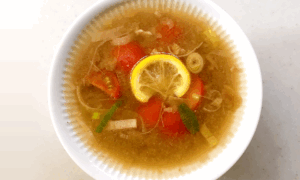 冷やし和風牛すーぷの写真