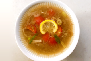 冷やし和風牛すーぷの写真