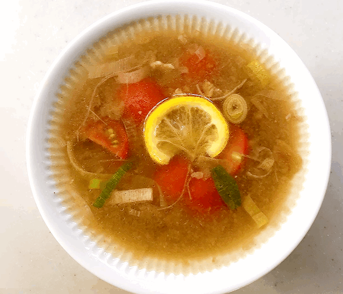 冷やし和風牛すーぷ