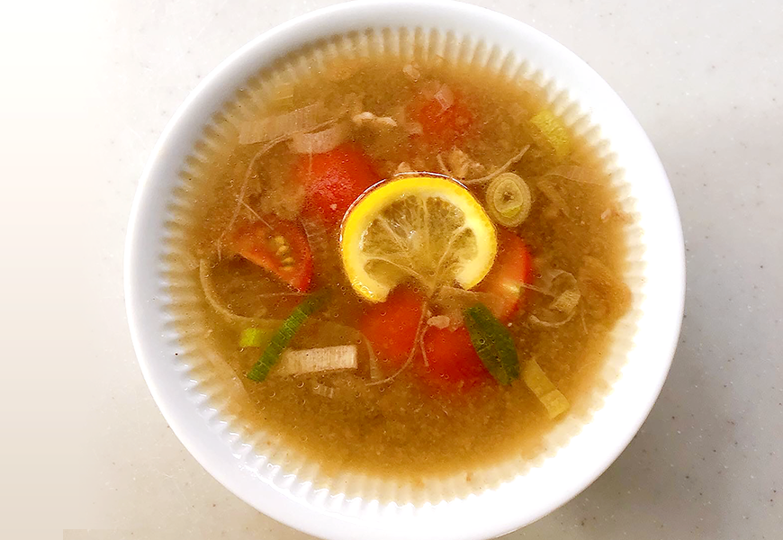 冷やし和風牛すーぷの写真
