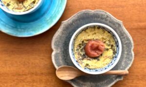 梅のお吸い物で作る！梅茶わん蒸しのサムネイル画像