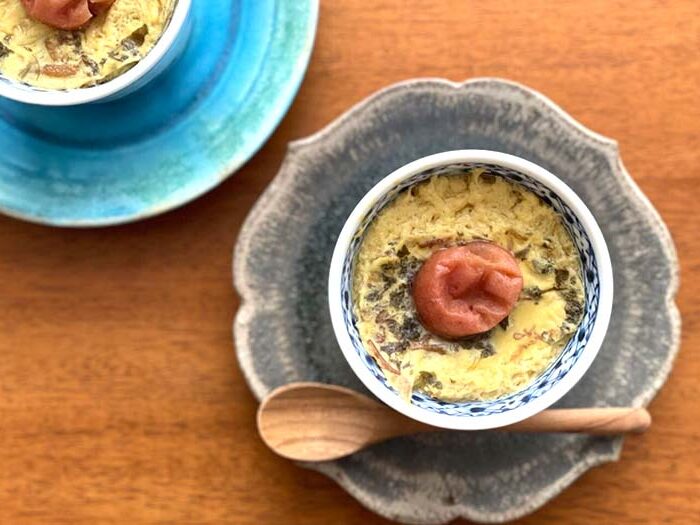 梅のお吸い物で作る！梅茶わん蒸し