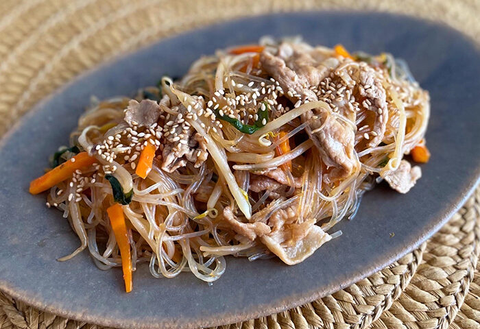 罪な味を沁み込ませた緑豆はるさめでつくる和風チャプチェもどき
