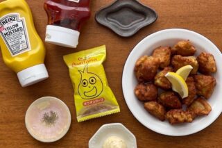 無限AWATAMAで味付けのお豆腐ナゲットのタイトル画像