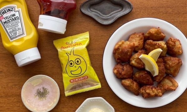 無限AWATAMAで味付けのお豆腐ナゲットのタイトル画像