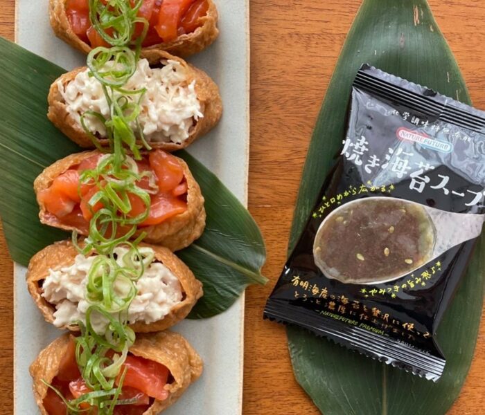 具材はバラエティ豊かに！韓国風稲荷寿司ユブチョバプ！！！