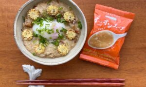 『和』だけじゃない、カルボナーラ風とろろご飯！のタイトル画像
