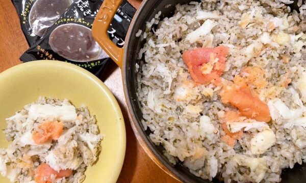 炊いた分だけぺろっと食べられる、焼き海苔スープの味付きごはんのタイトル画像