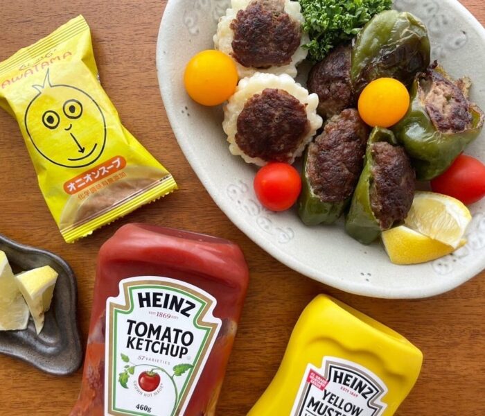 味付き！ご飯がすすむAWATAMAピーマンの肉詰め