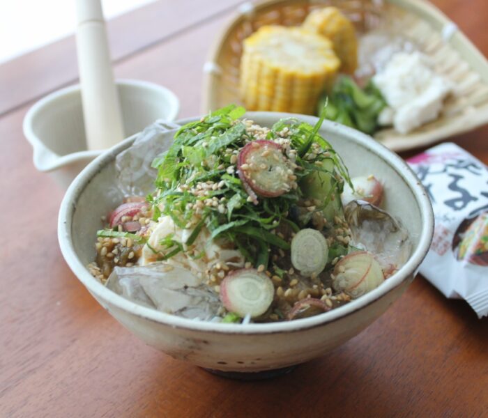 焼き魚を使わない、しあわせなす冷や汁