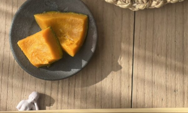 冬至に簡単かぼちゃのオイル蒸し
