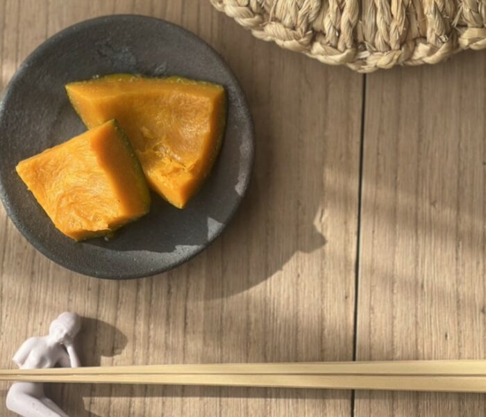 冬至に簡単かぼちゃのオイル蒸し