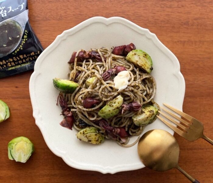 焼き海苔マヨネーズのパスタ