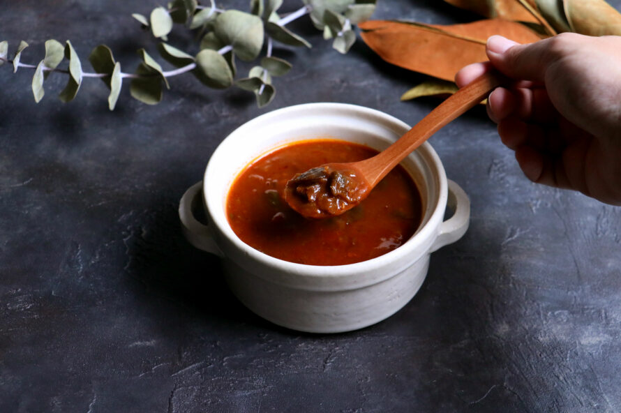 ご縁をつなぐ、三田産野菜が主役のビーフシチュー