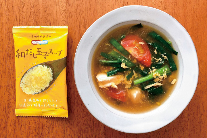 薬膳の要素を入れた玉子スープのレシピ記事サムネイル