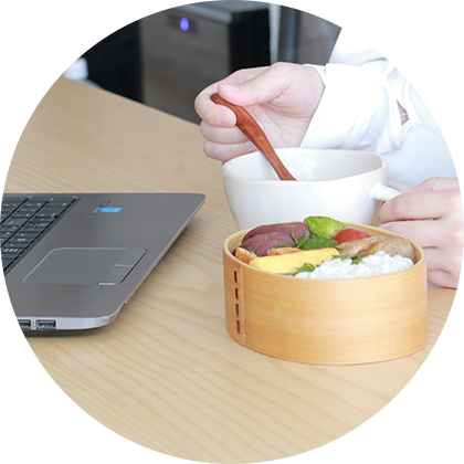 ランチや間食に職場の満足度UP!