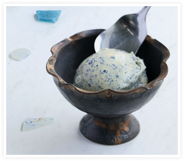 ブルーアイスクリームの写真