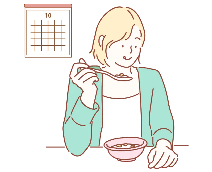 長くスープを楽しんでいる方のイメージ画像