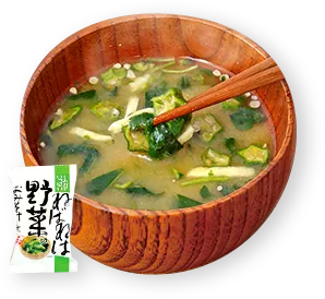 ねばねば野菜のおみそ汁