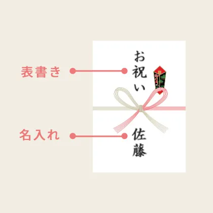 表書き・名入れ